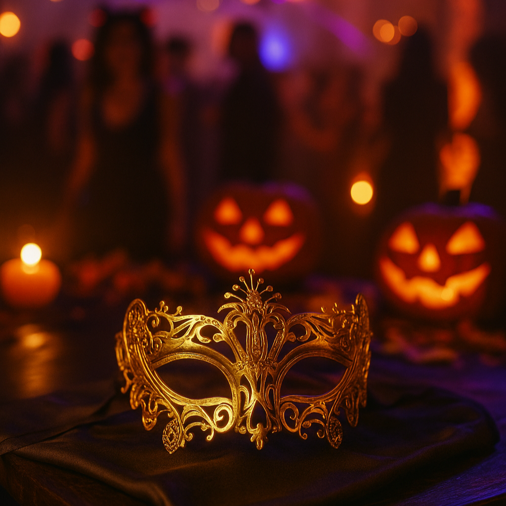 Venezealische Metallmaske für Halloween