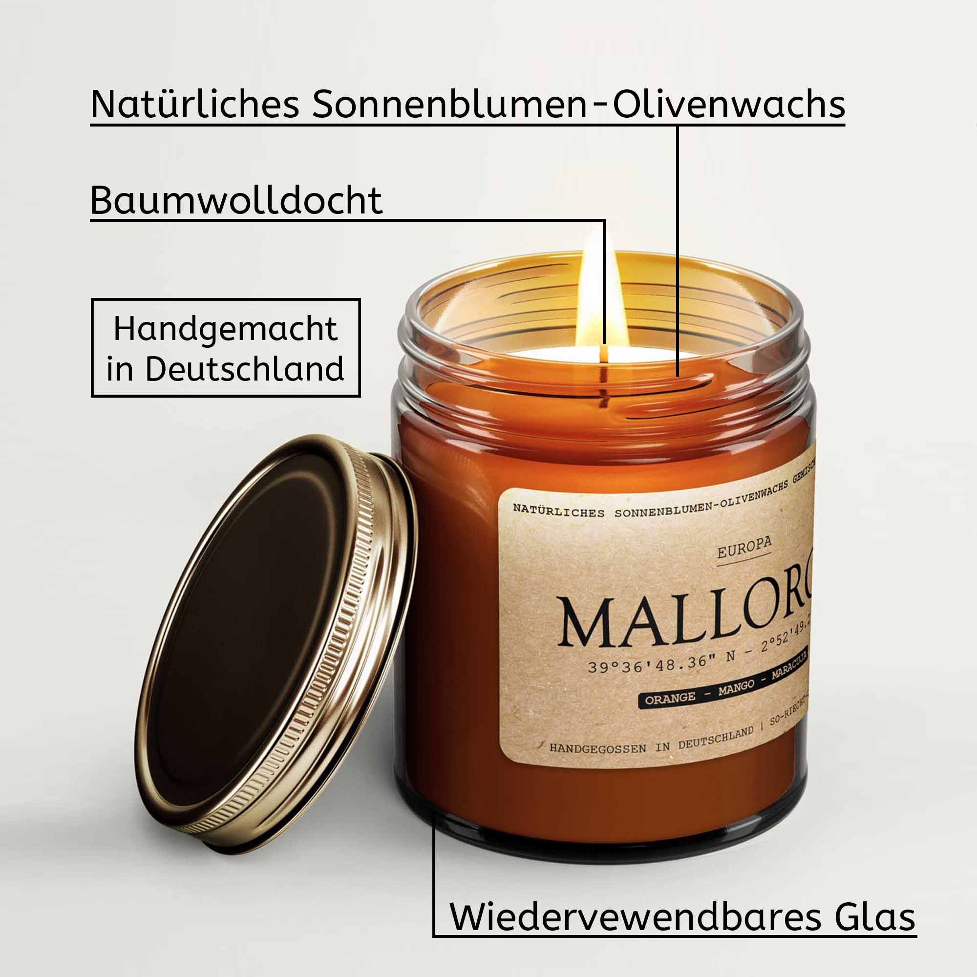 Wintertraum Kerze - Zimt | Brauner Zucker | Vanille