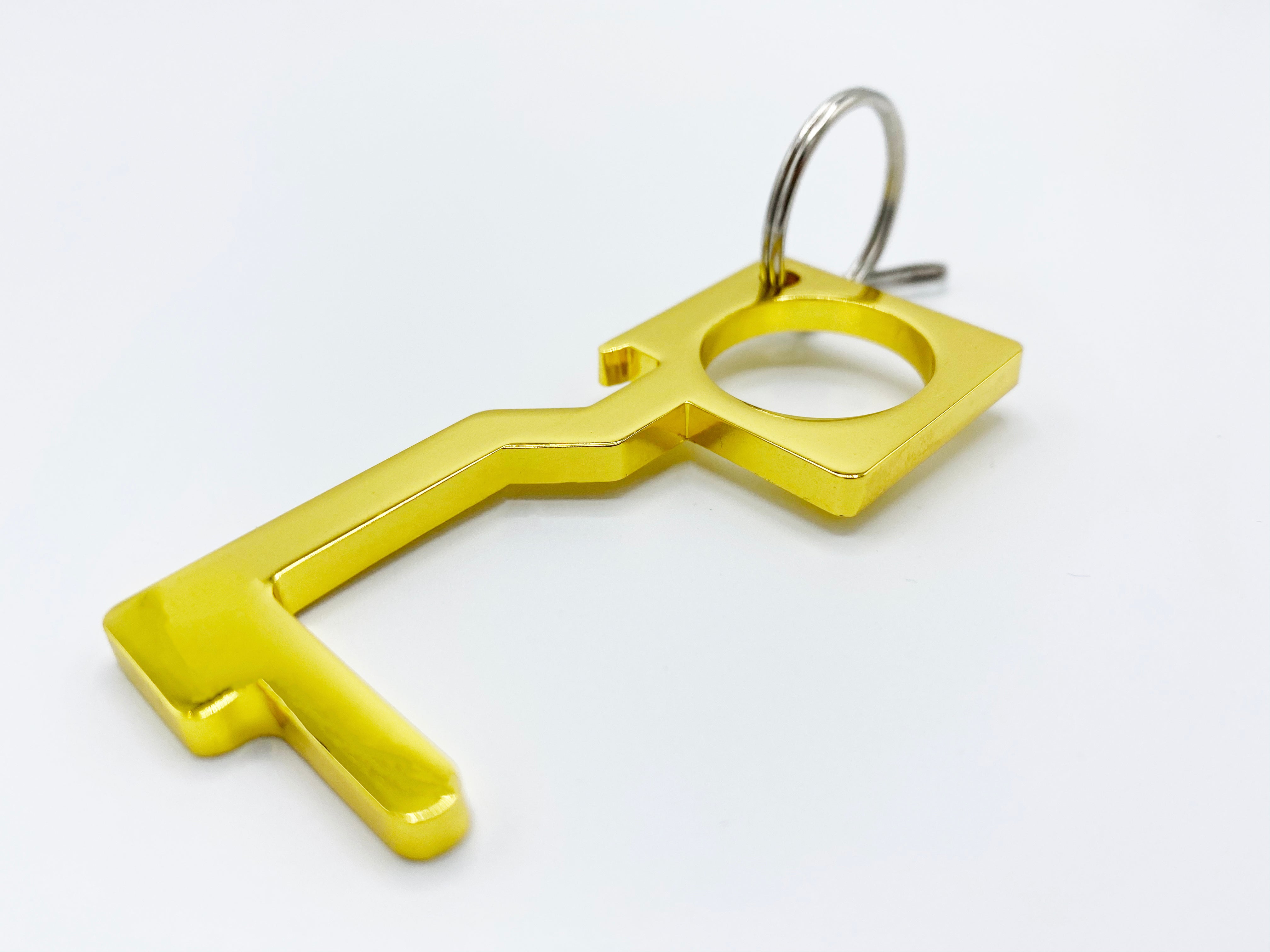 Clean Key Hygienehaken mit Flaschenöffner - Öffnen, Ziehen, Schieben & Drücken